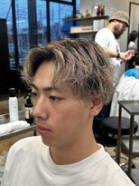 ザデイ カットアンドカルチャーショップ(THE DAY CUT&CULTURE SHOP)&nbsp;ミルクティーサーフカール【バレイヤージュ】