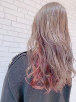 プログレス フレスポ富沢店(PROGRESS)&nbsp;ピンク×ミルクティー/インナーカラー