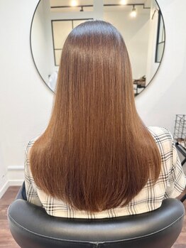 エイジングケアサロン@Hair 新小岩【アットヘア】の写真/【完全マンツーマン】お客様一人ひとりの髪質に合わせたオーダーメイドな技術で極上うるツヤ美髪へ導く＊