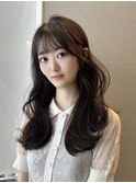 韓国風レイヤーカット/髪質改善/前髪顔周りカットハッシュカット