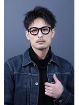 リップス レイ ギンザ(LIPPS Ray GINZA)&nbsp;ツーブロック刈り上げなし大人30代ソフトツイストアップバング