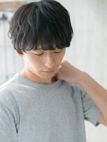 モッズヘア メン 上尾東口店(mod's hair men)&nbsp;ダークアッシュ社会人ビジカジ無造作ルーズショートパーマa上尾