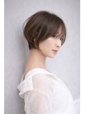 大人の前下がりショートボブ/春スタイル