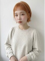 キビト(kibito) ミニボブオレンジカラー東新宿御苑若松河田曙橋20代30代40代