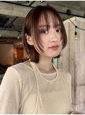 上田/ウルフカットミディアムレイヤーボブ顔周りレイヤー