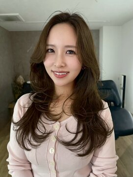 エトワ 中央店(etoi) 大分韓国かき上げレイヤーカット大人レイヤー顔まわりレイヤー