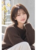 レイヤーボブ髪型20代30代40代50代前髪あり前髪なし面長丸顔越谷