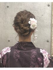 浴衣着付け&ヘアセット