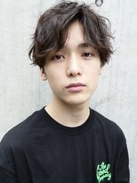 フィフス(fifth) サイドパート×スパイラルパーマ