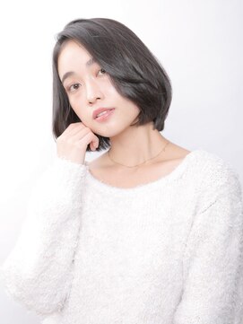 モーラ 浅香山店(MOLLA) シンプルなワンレングスボブ【夏カラー/ニュアンスカラー】