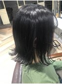 切りっぱなしボブ×外ハネボブ×パープルガーネット