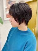 【Lond佐野】黒髪でもお洒落 襟足すっきりクールショート