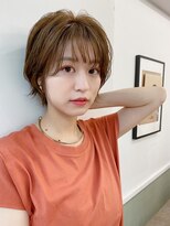 ベイルーム(BAYROOM by HONEY omotesando)&nbsp;【BAYROOM】ゆるふわ小顔ショート×マロンベージュ