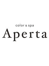 color & spa Aperta　明るく自然な白髪染め専門店【アペルタ】