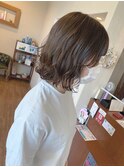 ナチュラルベージュ×ボブ