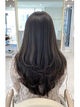 Vラインが可愛いワンカールレイヤー　　＃韓国レイヤーカット ＃ハッシュカット ＃レイヤーカット