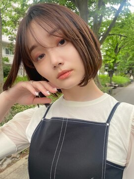 ロンド パルティール 大宮(Lond partir) 【神田安優奈】大人シースルーバングのスリークボブ
