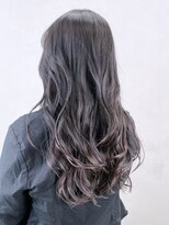 アイティー バイ アルバム 中野店(IT by ALBUM)&nbsp;グラデーションラベンダーアッシュ_外ハネボブ_ba361631