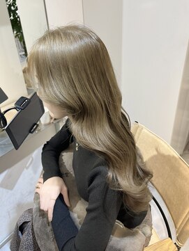 ロエ 恵比寿 代官山(ROE) ハイライトカラーマチルダボブインナーグレージュ前髪