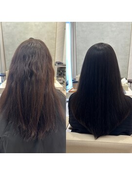 シンズ 銀座(sins) エイジング毛にもsins式で柔らかく矯正[30代40代50代60代]