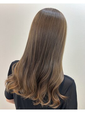 アールモンドヘア新世界 【北見】#グレージュ#ダブルカラー#ブリーチカラー