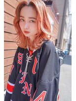 アンジェリカ 立町店(ANGELICA)&nbsp;くびれレイヤー　韓国風　オレンジベージュ