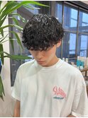 波巻きパーマスパイラルプードルパーマ