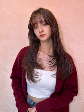 リベルタ(liberta) ロングレイヤー×チョコレートブラウン《liberta/ゆう》