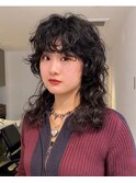 ウルフパーマ/マレットヘア/マレットパーマ