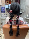 ☆編み下ろし/ヘアセット/卒業式/袴☆