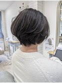 ヘアカットでシルエットは変わります×ショートボブ◇