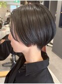イメチェン★刈り上げ★小顔ハンサムショート★アッシュグレー★