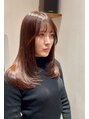 アルブル ヘアー デザイン(arbre hair design)&nbsp;顔まわりレイヤースタイル◎サイドバング