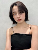 アッシュ 小岩店(Ash) ハンサムショート×センターパート