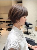白髪ぼかし/40代/ショート/くびれ【岡村大介】