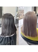 ハイトーンホワイトベージュ高知美容院