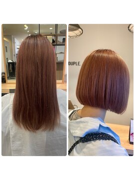 スープル オザキヤマ(SOUPLE.ozakiyama) 【髪質改善x縮毛矯正】SILKストレート