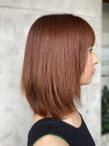 アンツ サザンリゾート 茅ヶ崎店(ANT'S Southern Resort)&nbsp;アプリコットオレンジ　クラゲヘアー　　マロンベージュ