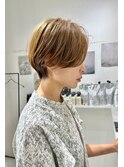 別府ショートボブ顔まわりレイヤーカット髪質改善カラー30代