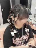 ガーリースタイル/心斎橋/ヘアメ/セットサロン