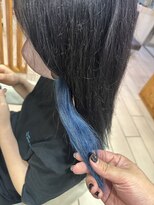 マアム ジー 経堂店(ma'am Zee) イヤリングカラー/ブルーカラー