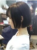 【松戸BULL】サロンスタイル☆ミニボブ×フェザーバング
