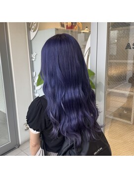 アソビセカンド 原宿(ASOBI 2nd) ダブルカラー/黒髪/ボブルフ/ネビージュ/原宿/前髪/韓国