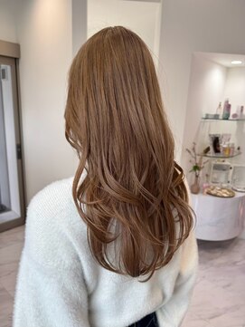 【MONA】ミルクティーベージュ/デザインカラー/ブリーチ