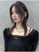 ウルフレイヤー ハッシュカット ミディアムレイヤー姫カットiii