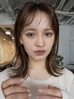 スミス 上野(smith)&nbsp;レイヤーカットハッシュカット顔まわりミディアムロング