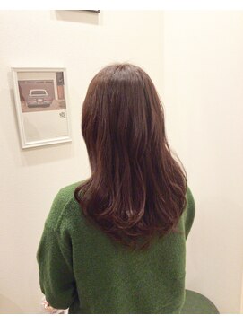 花鳥風月トータルビューティー ナチュラルカールスタイル/セミロング／ブラウンヘアカラー