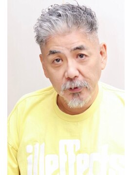 ヘアーアンドグルーミング ヨシザワインク(HAIR&GROOMING YOSHIZAWA Inc.) スパイラルパーマツーブロックショートアップバング刈り上げ束感