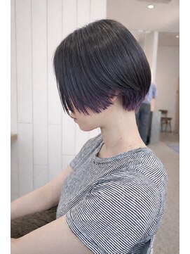 カームバイリベルタ(calm by Re:berta) ショートインナーカラーパープル20代30代