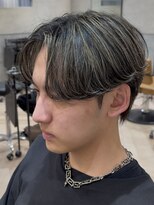 レイズ 名古屋駅(RAYS) ハイライトメッシュ毛流れリバースセンターパート h